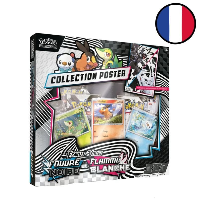 Coffret Collection Poster Unys Écarlate et Violet : Foudre Noire et Flamme Blanche - FR