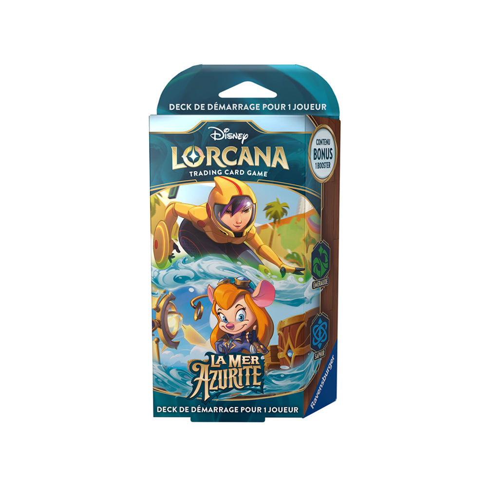 Deck de démarrage Disney Lorcana : La Mer Azurite