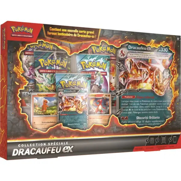 Coffret 5 boosters Collection spéciale Dracaufeu-ex