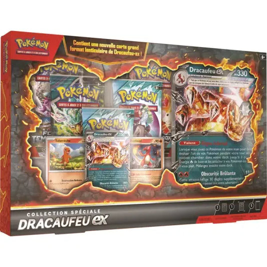 Coffret 5 boosters Collection spéciale Dracaufeu-ex